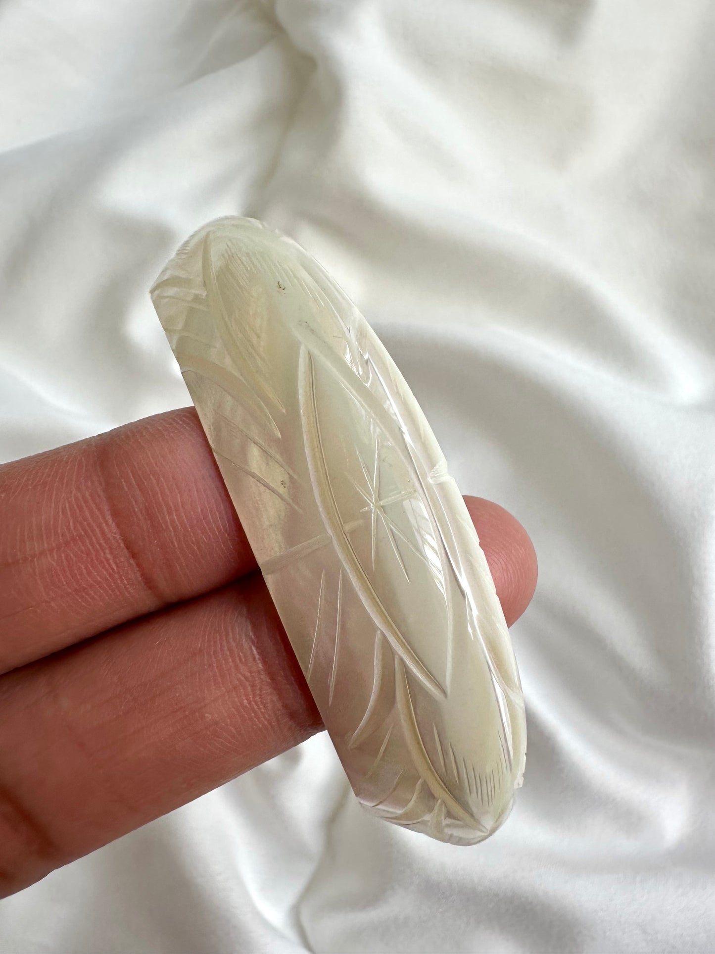 Vintage parelmoer bangle