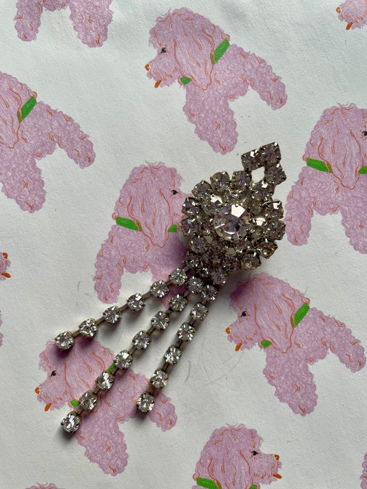 Broche met strass