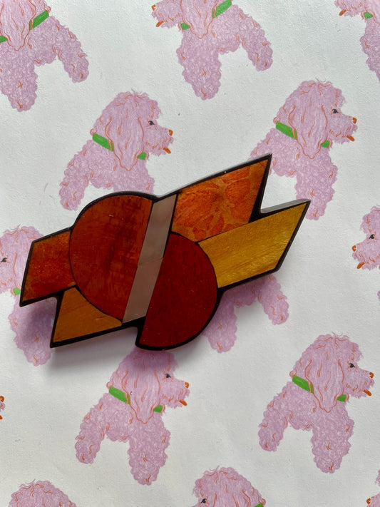 Vintage Tiffany-stijl broche